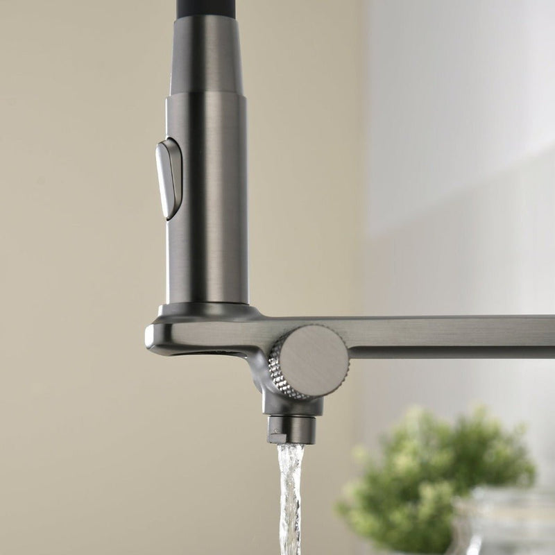 Lefton Copper Kitchen Single-Hole Rotatable Faucet with Water Filter-KF2208